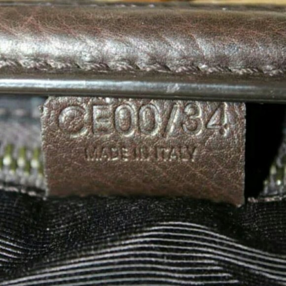 Ella Leopard Brown Beige Leather Pony Brass Satche - Picture 2 of 5